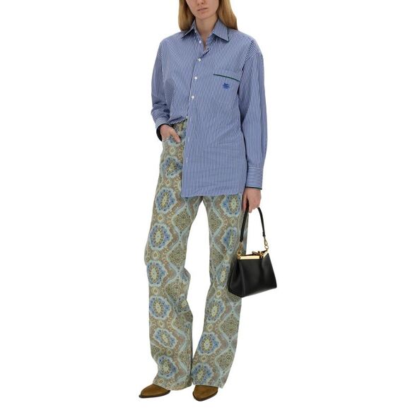 Etro Women Jeans Con Stampa Paisley